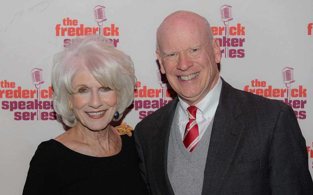 Journalist Knight Kipplinger Interviewed Radio Host Diane Rehm at Frederick Speaker Series at Weinberg Theatre