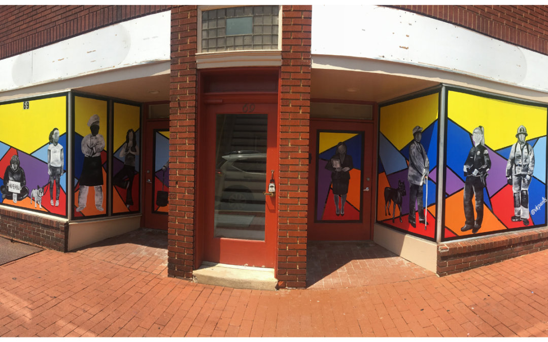 Temporary Mural Project in Downtown Frederick