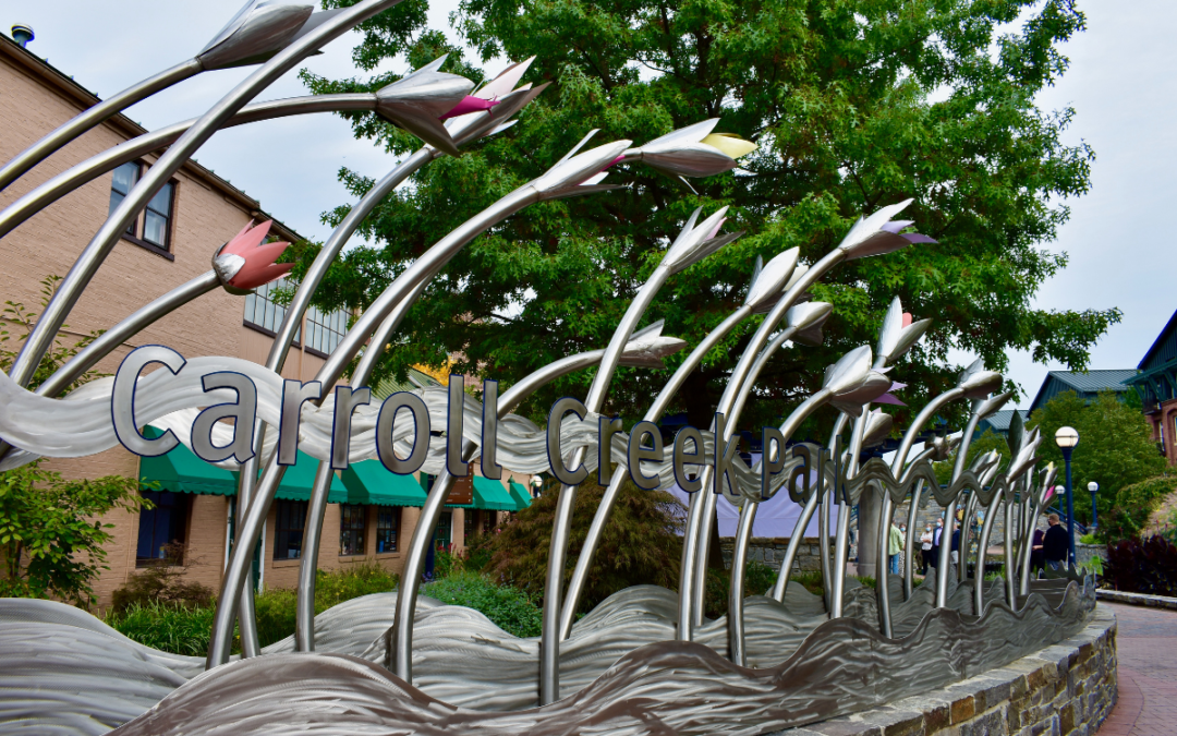 Carroll Creek Park Wayfinding Project Completion