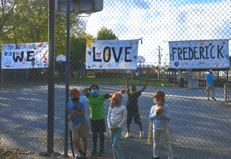 Boys and Girls Club COVID Hug Mom