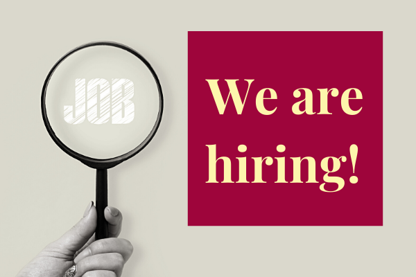 We Are Hiring 600x400 We Are Hiring 600×400