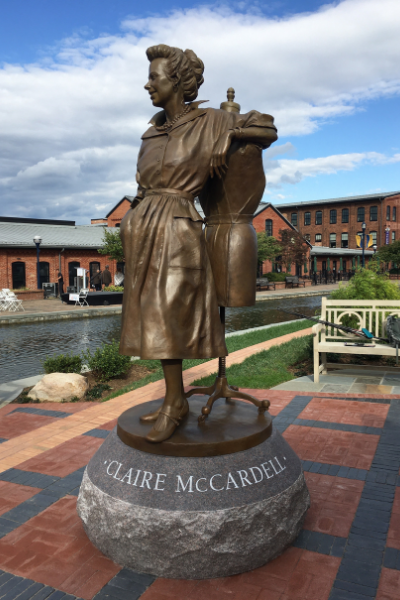 Claire McCardell Statue Raised