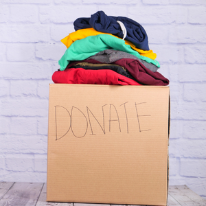 Box of Donation Items Box 300×300