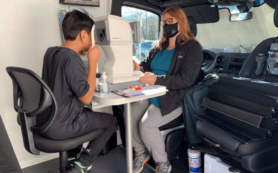 Hillcrest and Waverley Elementary Students Receive Free Vision Exams