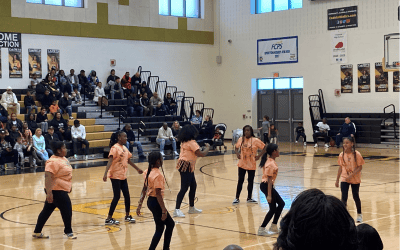 Basketball Halftime with Frederick Steppers